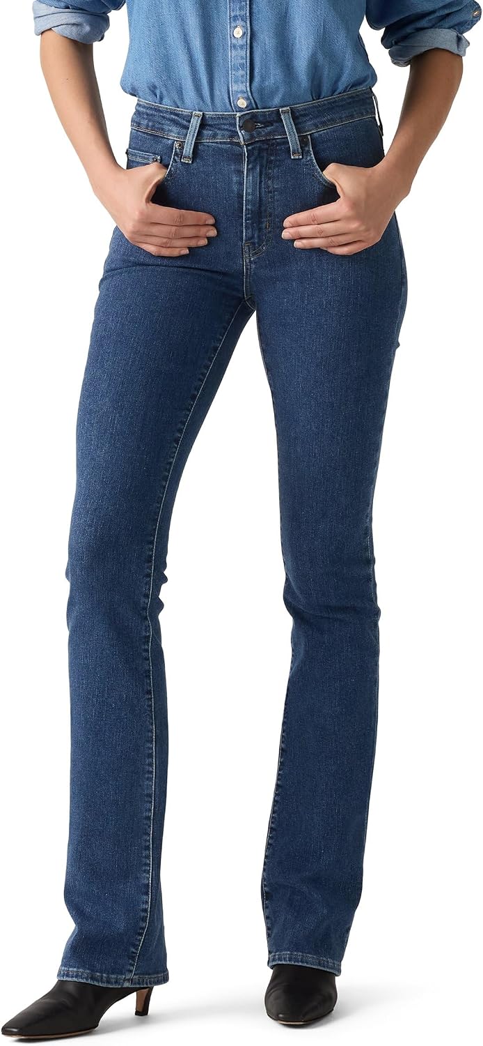 Detalle de Levi's 725 High Rise Bootcut Jeans Mujer, Explosión Triangular 30W/30L