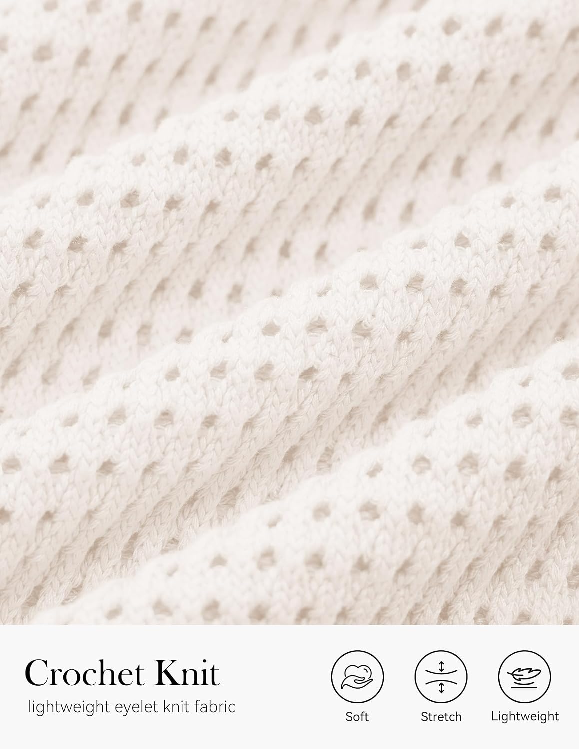 Detalle 2 de PRETTYGARDEN Summer Crochet Tank Tops for Women (2026) — Halter Neck Hollow-Out Knit Sleeveless Vest Top