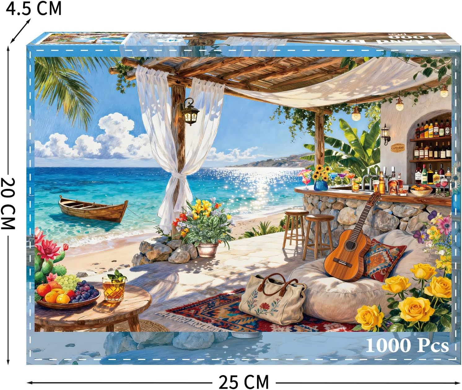 Thumbnail 6 de Puzzles 1000 Pieces for Adults: Island Bar 1000 Piece Puzzle