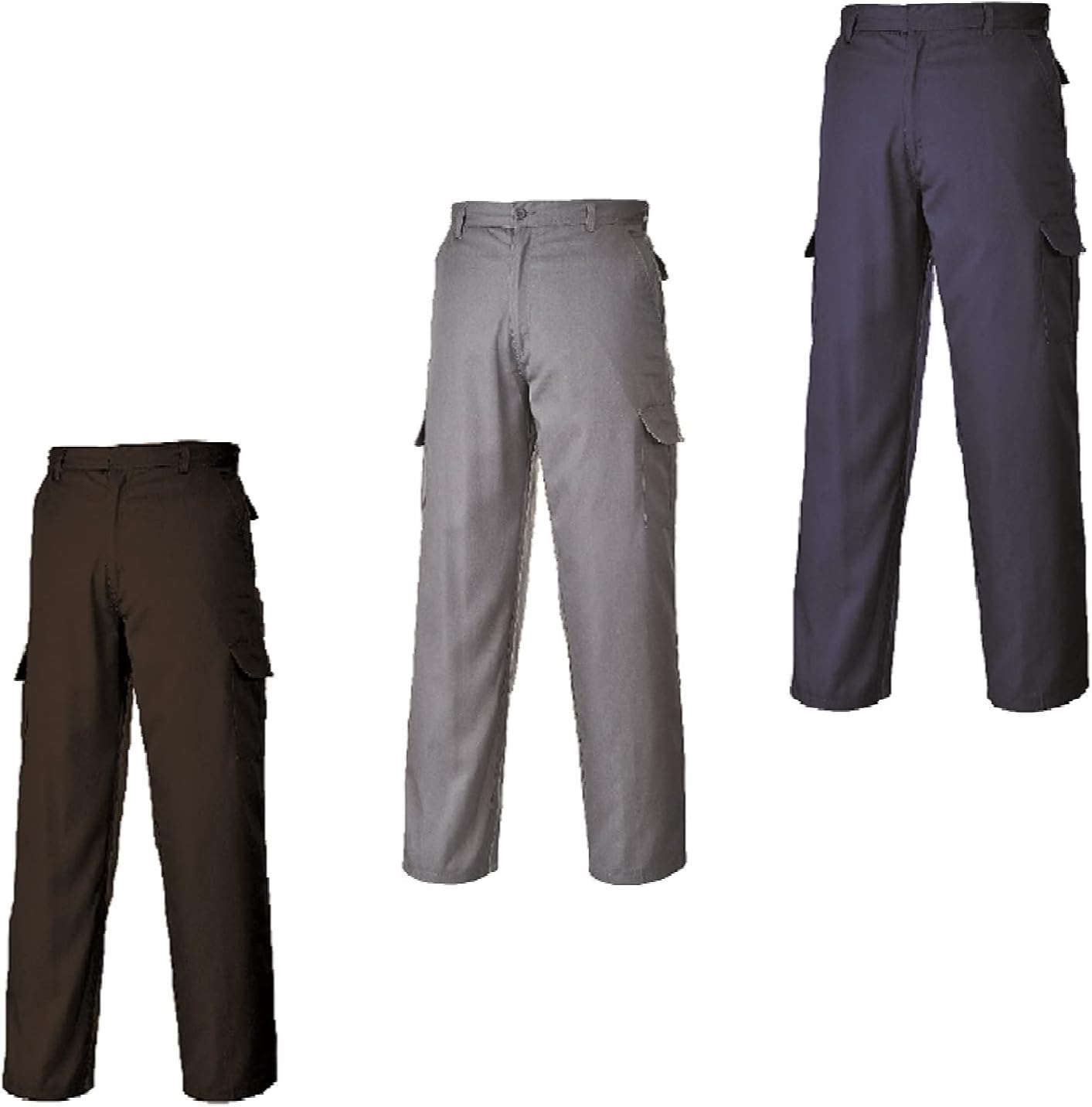 Thumbnail 4 de Portwest C701NAR50 Pantaloni Combat Blu Navi da lavoro, taglia 50