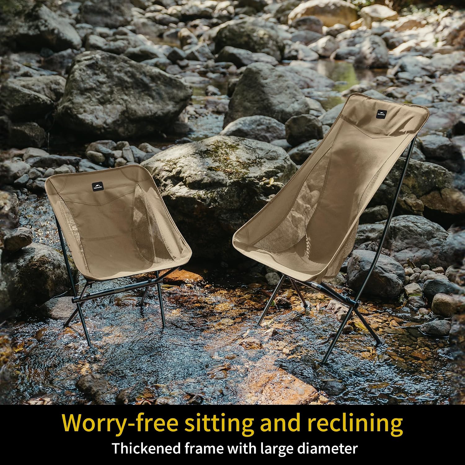 Thumbnail 5 de Naturehike YL06 campingstol – hopfällbar med hög rygg och aluminiumram