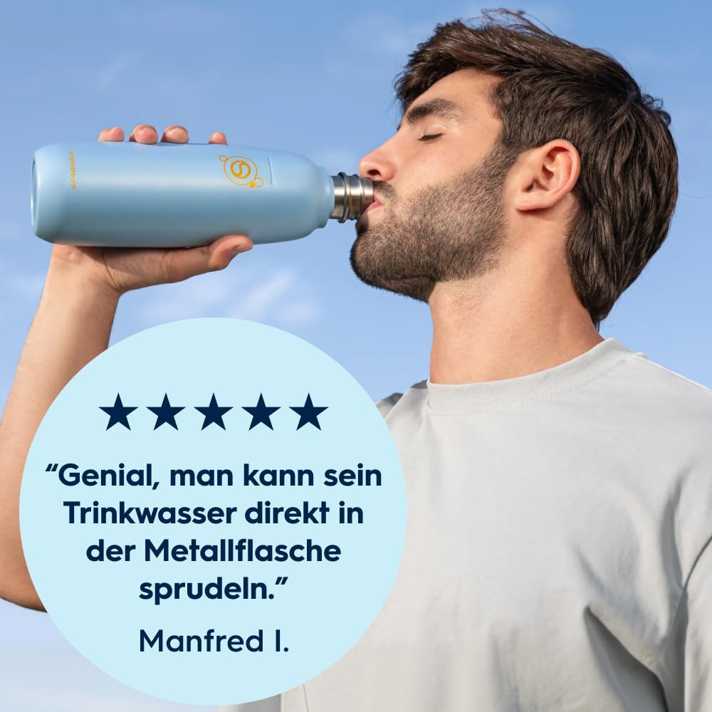 Thumbnail 6 de SodaStream Fizz & Go Edelstahl 0,9 l
