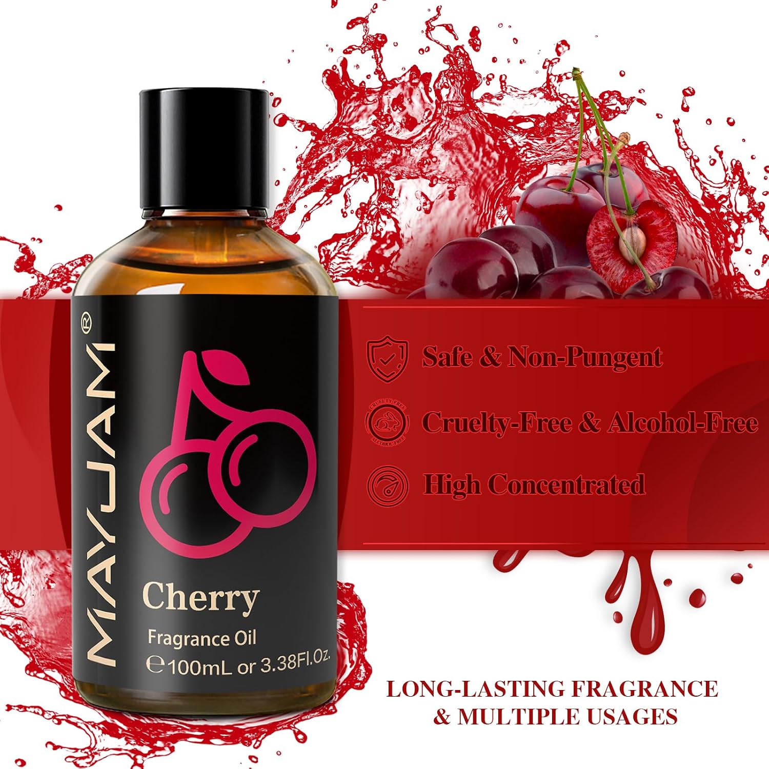 Thumbnail 2 de MAYJAM cherry fragrance oil 100 ml