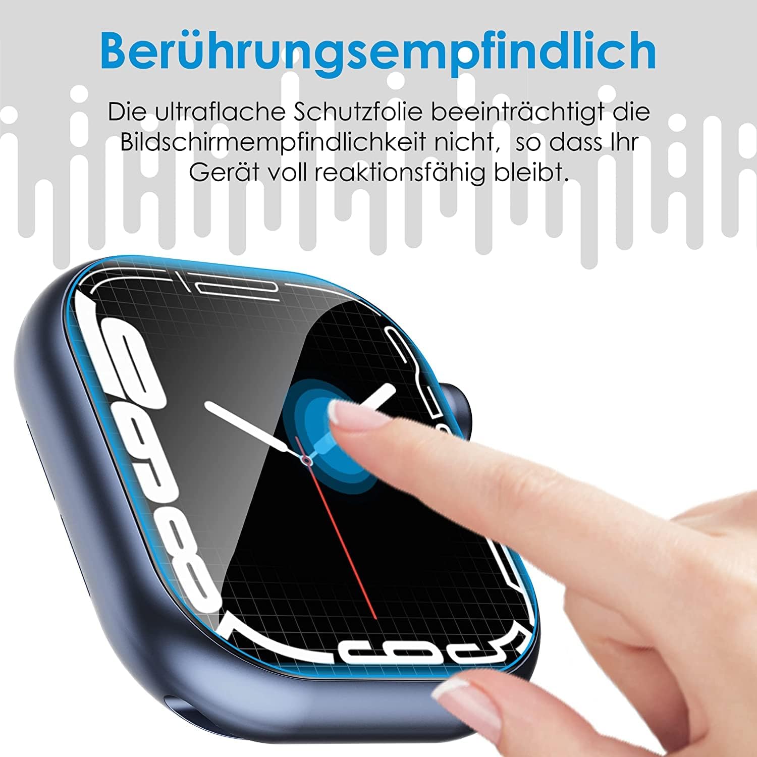 Thumbnail 3 de UniqueMe 44mm Schutzfolie Apple Watch