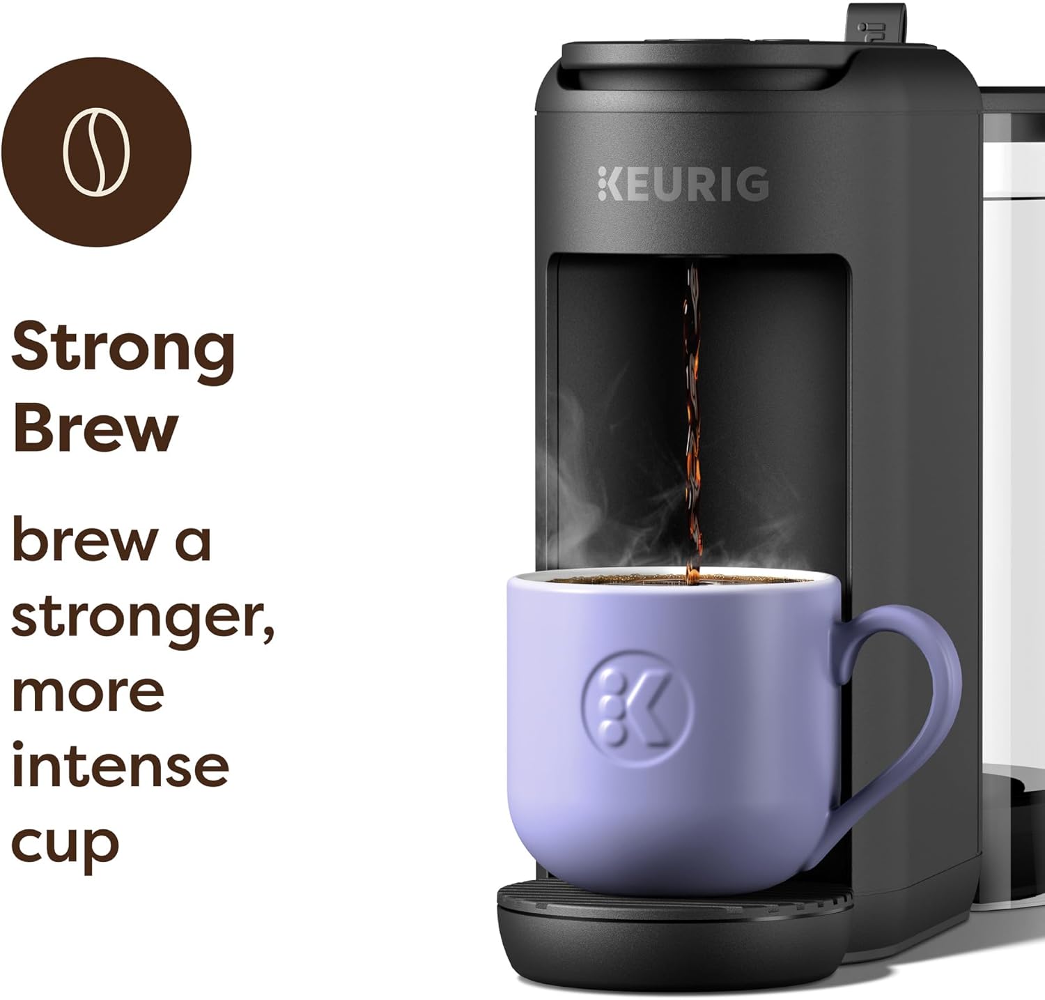 Thumbnail 3 de Keurig K-Mini Mate Plus: Compact Single-Serve Coffee, Brew Over Ice, Strong Brew, 50 oz Reservoir