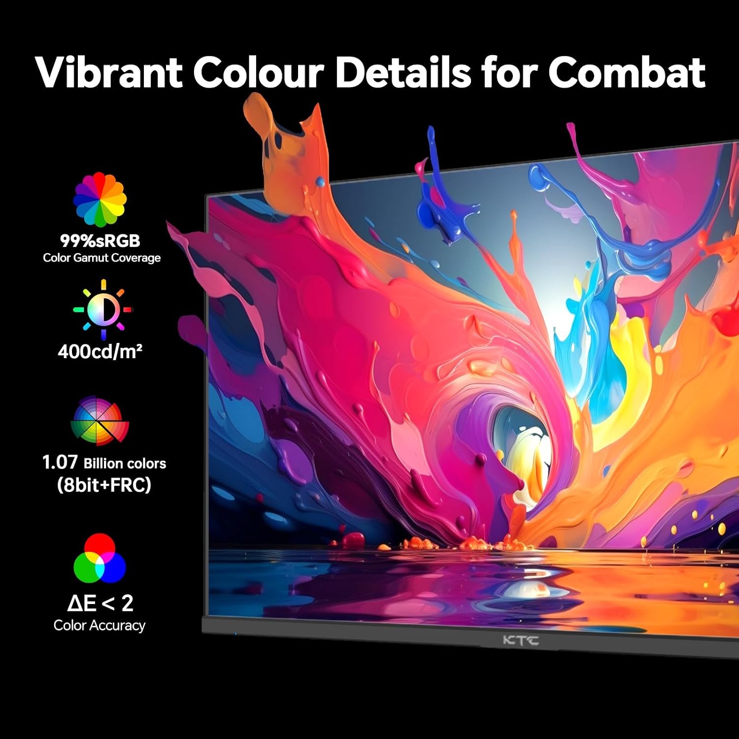Detalle de KTC 24 inch QHD 180Hz gaming monitor