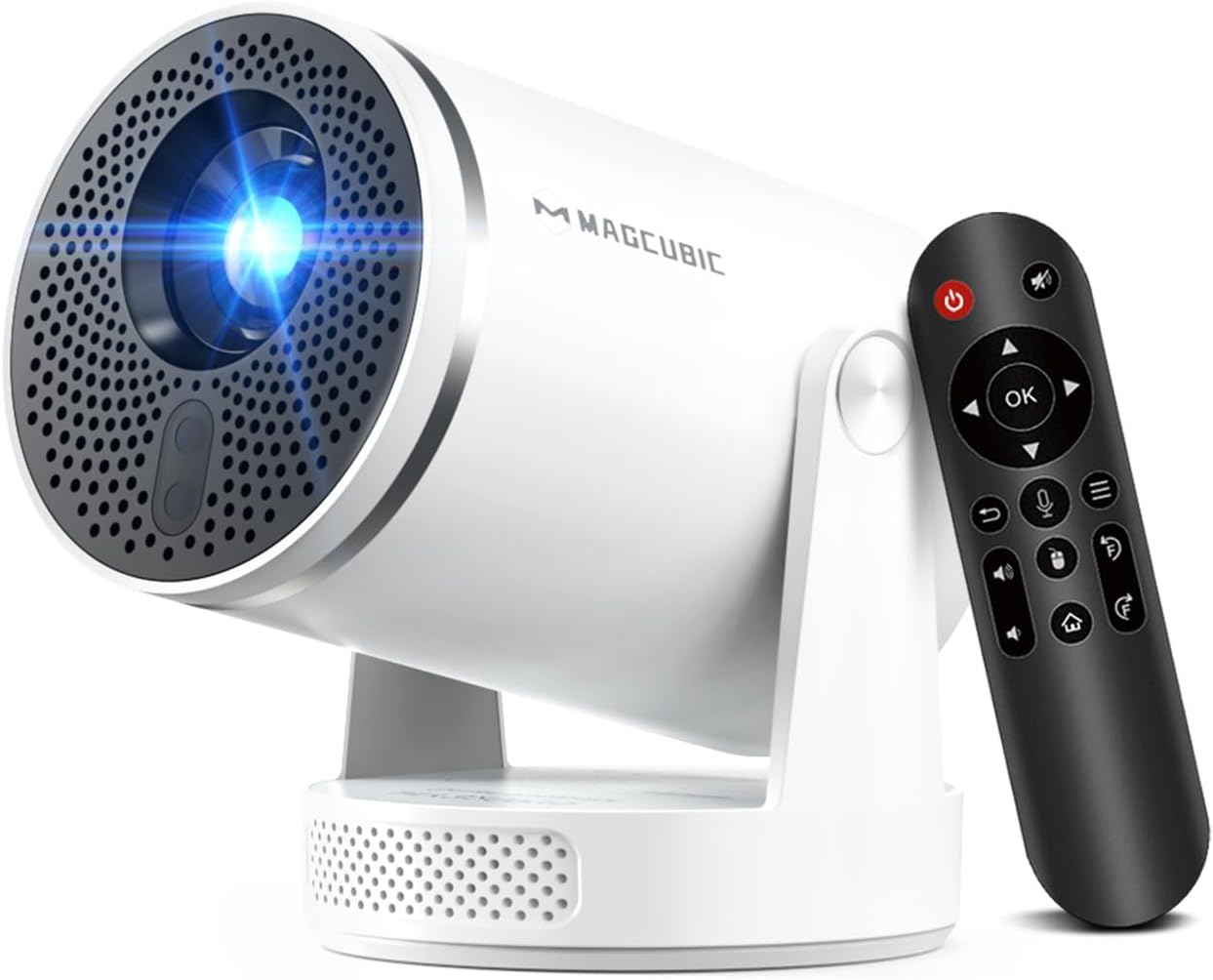 Detalle de Magcubic HY320Pro Mini Projector with WiFi 6, Bluetooth 5.4, and Android 14