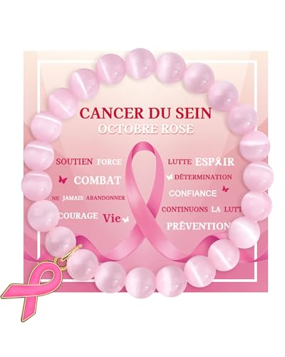 Detalle de CheersLife Octobre Rose, Bracelet Octobre Rose accessoires 2026