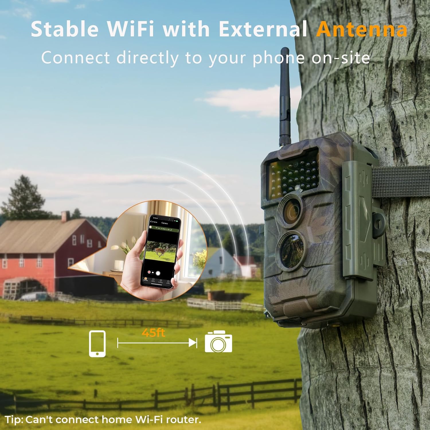 Thumbnail 1 de GardePro E6 WiFi Trail Camera 48MP