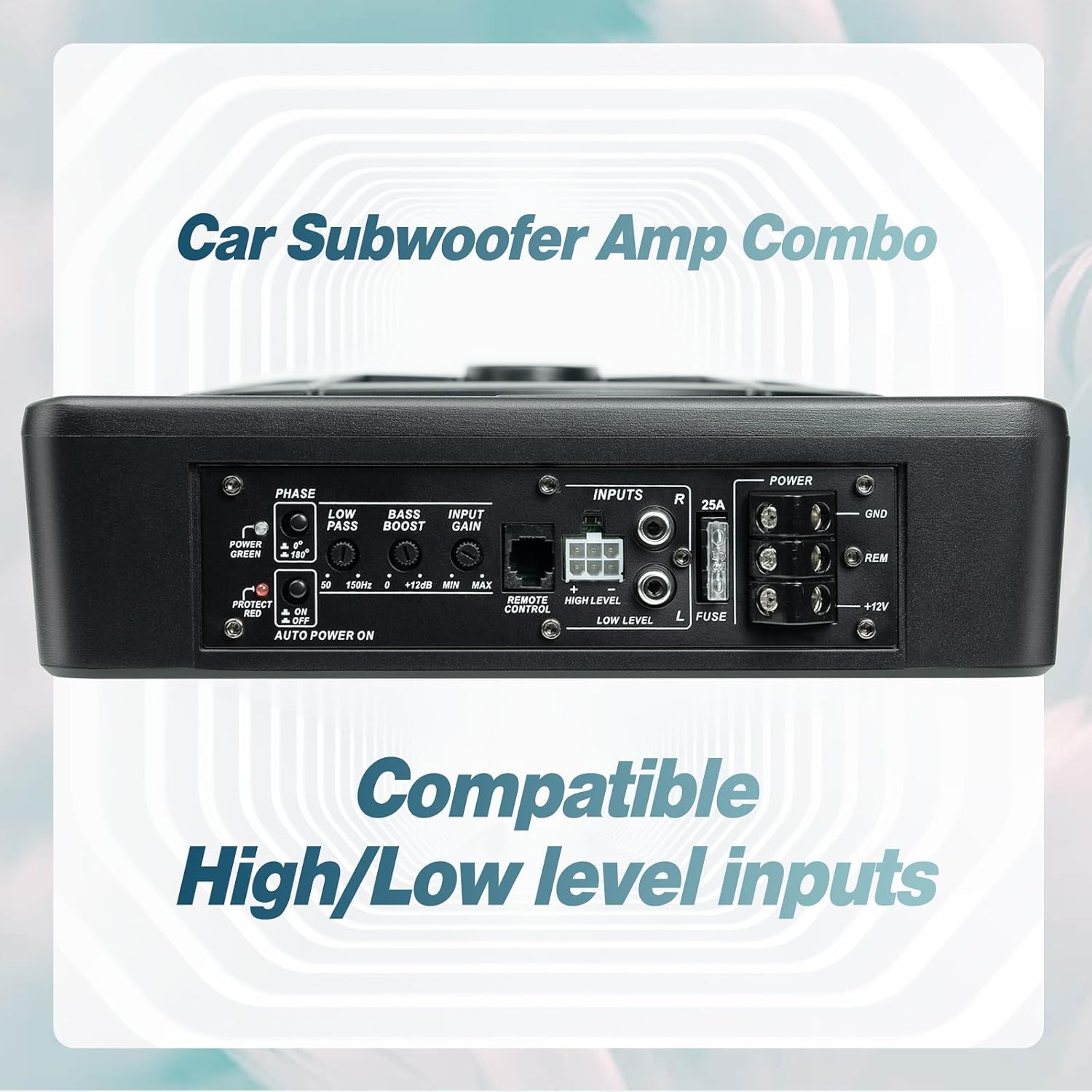 Thumbnail 3 de 10" Upgrade 800W Slim Under Seat Powered Subwoofer