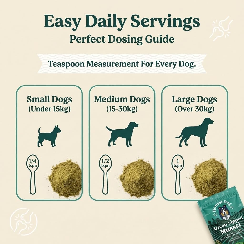 Thumbnail 3 de Green Lipped Mussel for Dogs | 100% Pure New Zealand Powder by The Honest Dog Co