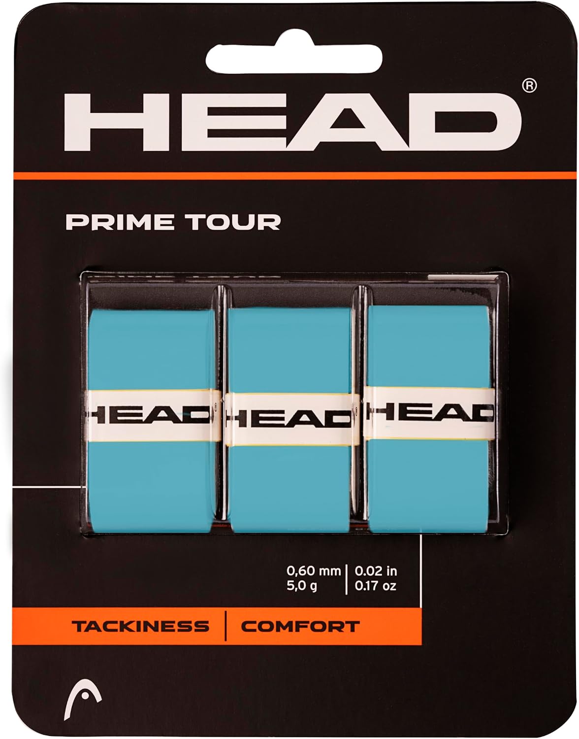Detalle de HEAD Prime Tour 3本入り ラケット用ウェットグリップテープ、ポリウレタン・日本製素材