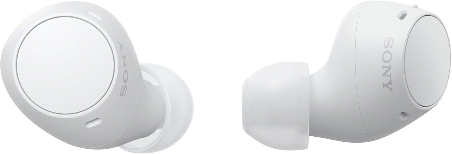 Detalle de Sony wireless earbuds, White