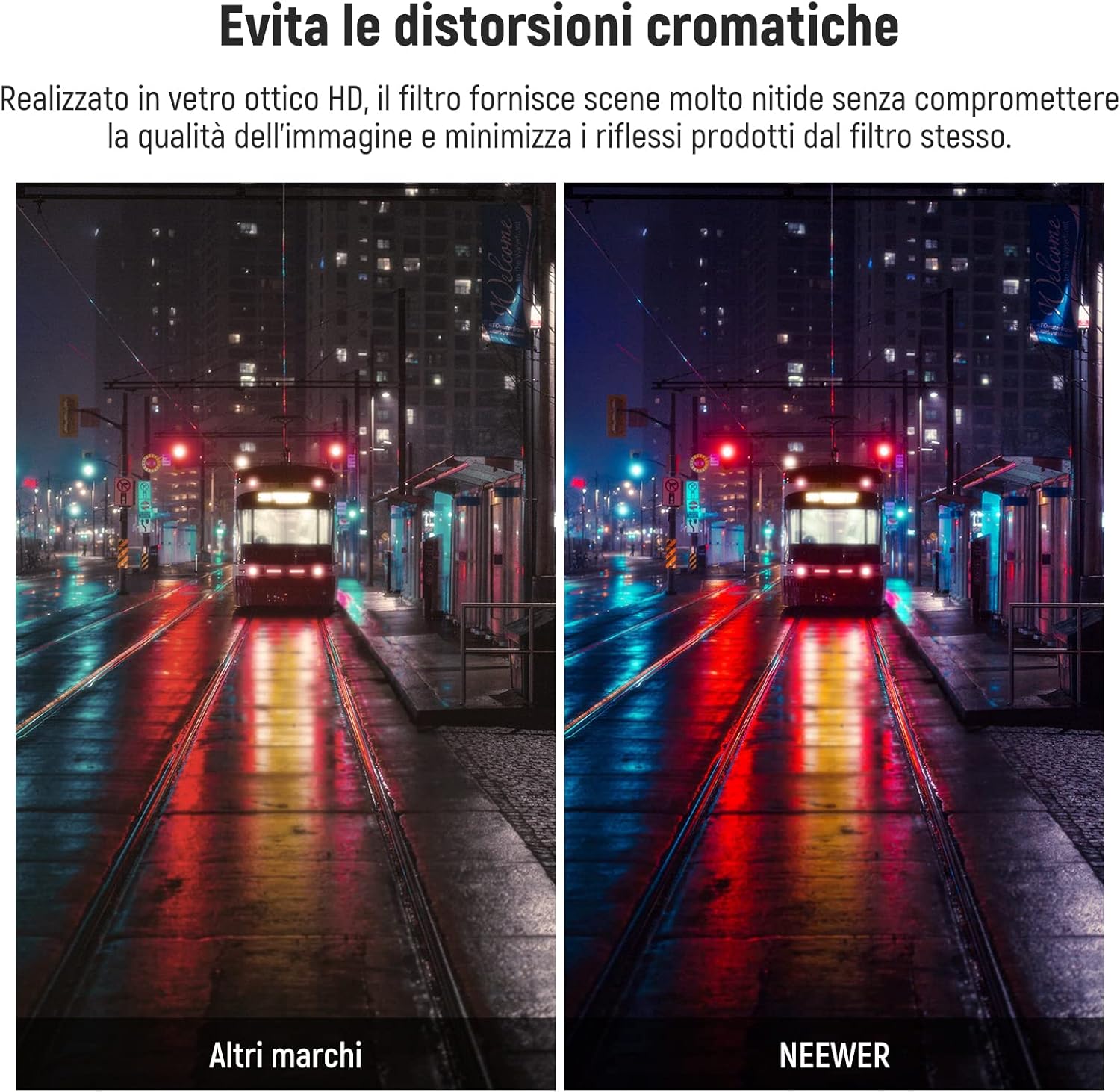 Thumbnail 3 de NEEWER Filtro Cinema Square 1/4 Black Diffusion Dreamy Effect 4"x5,65" per matte box (vetro ottico HD)