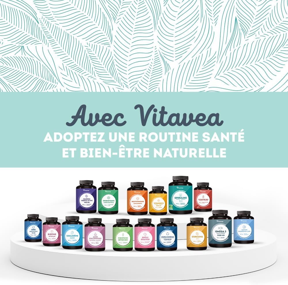 Detalle de Spiruline BIO Ultra Pure 1500 mg – Sans Excipients, 200 comprimés – Vegan, Fabriquée en France