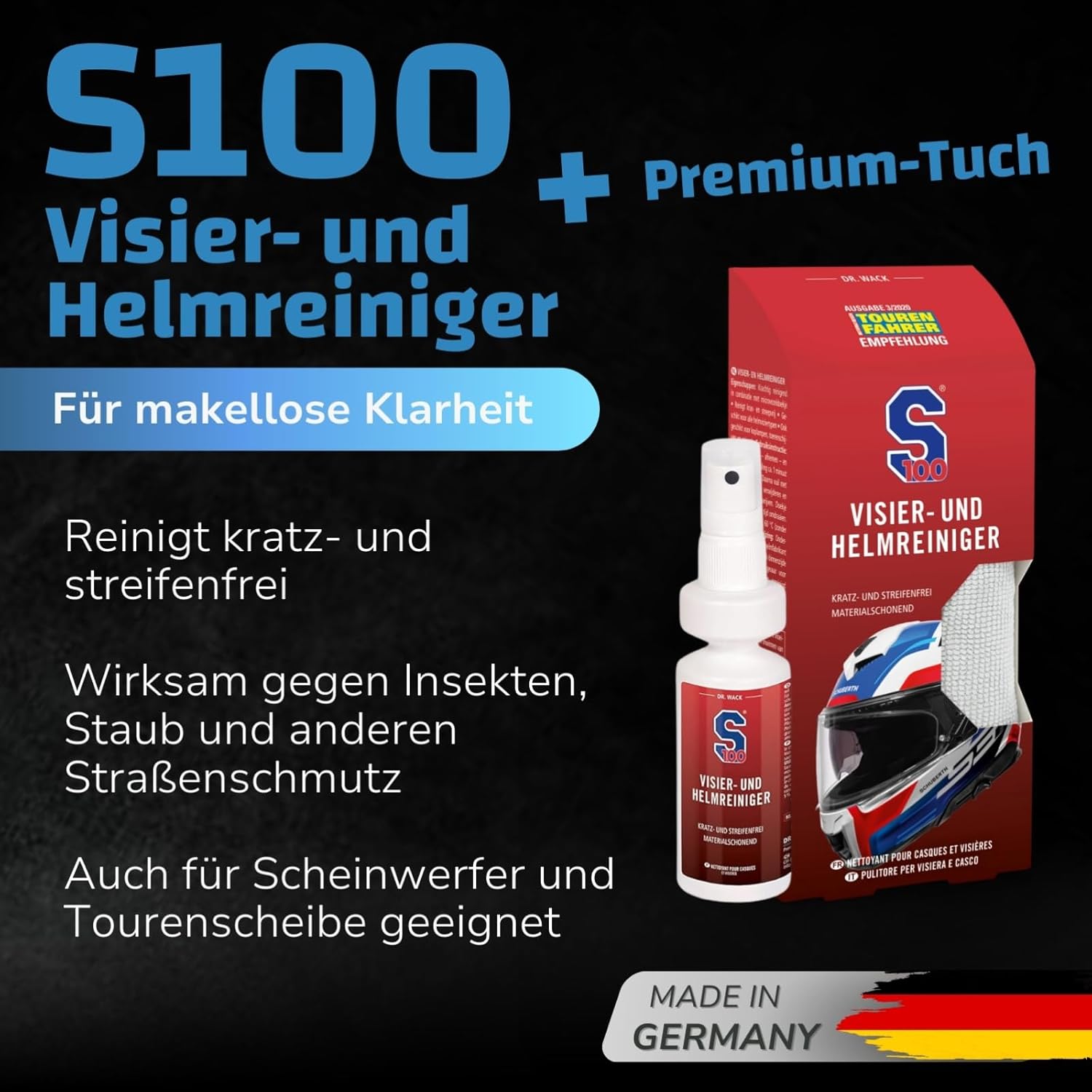 Thumbnail 1 de Dr. WACK S100 Visierreiniger 100 ml