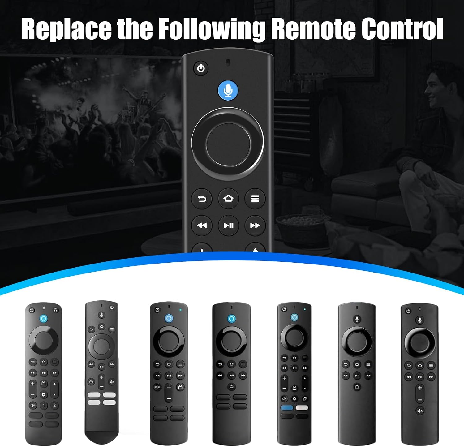 Detalle de Ersatz Sprachfernbedienung mit Bluetooth, 4 Tasten