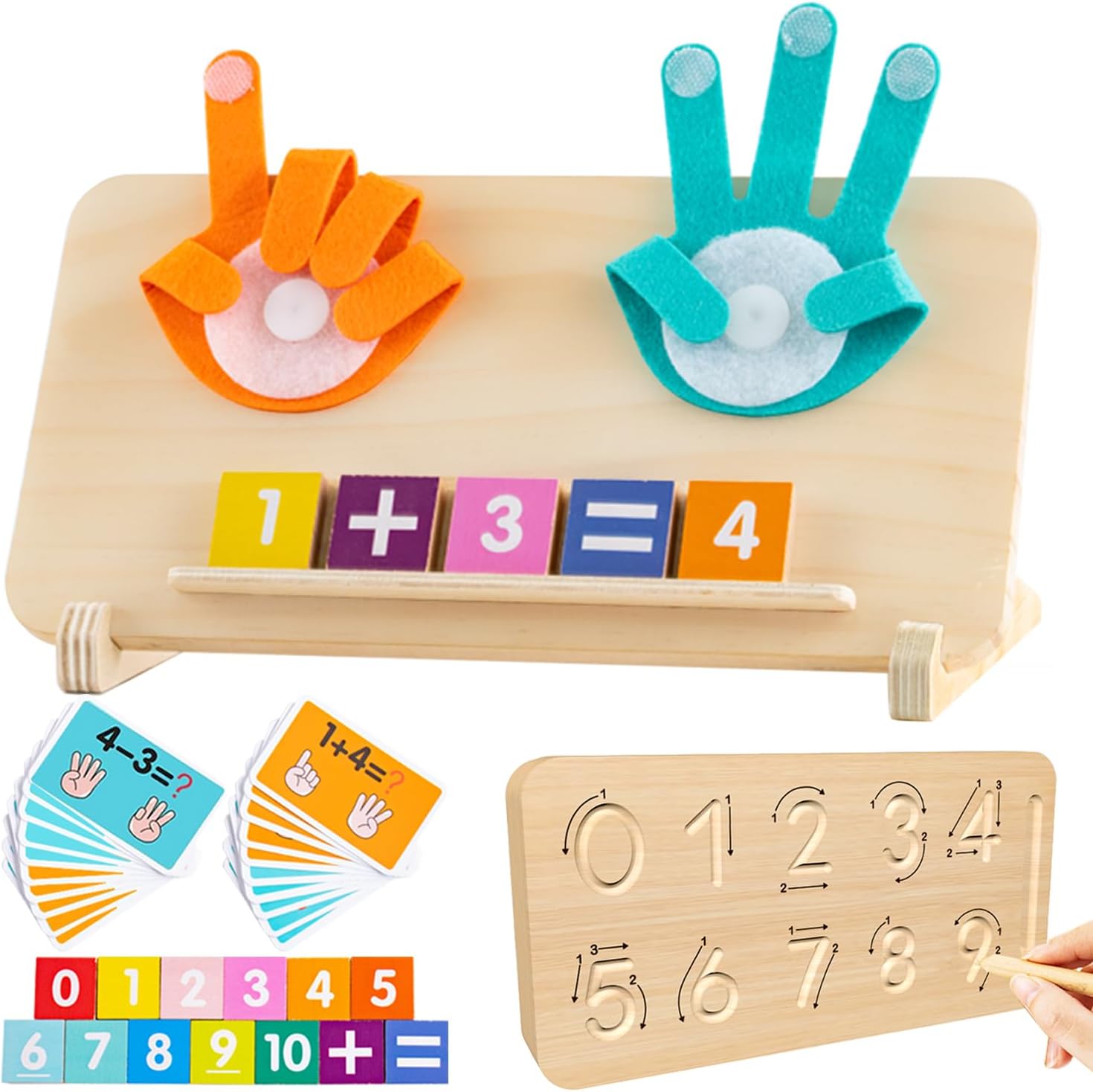 Detalle de Montessori Spielzeug Doppel‑Seite 13 Bausteine