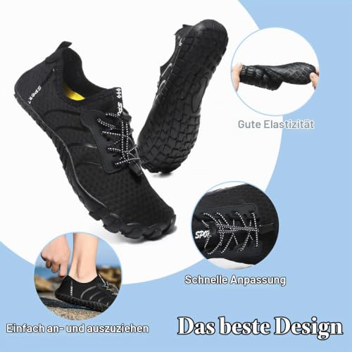 Detalle 2 de Hanani Badeschuhe 6906 – Wasserschuhe für Herren und Damen, Barfußgefühl, schnelltrocknend