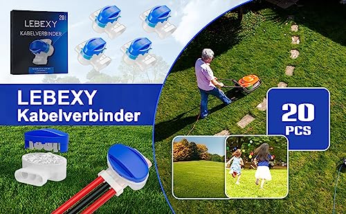 Thumbnail 6 de LEBEXY Kabelverbinder 20 Stück: Wasserdichte Gel-Füllung für Mähroboter