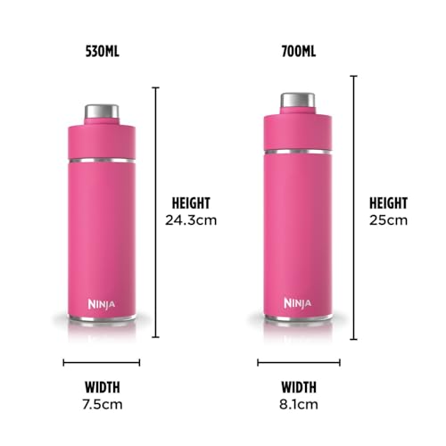 Thumbnail 4 de Ninja Thirsti 530ml Water Bottle with Leak-Proof Lid (Hot Pink) DW1801EUUKBP