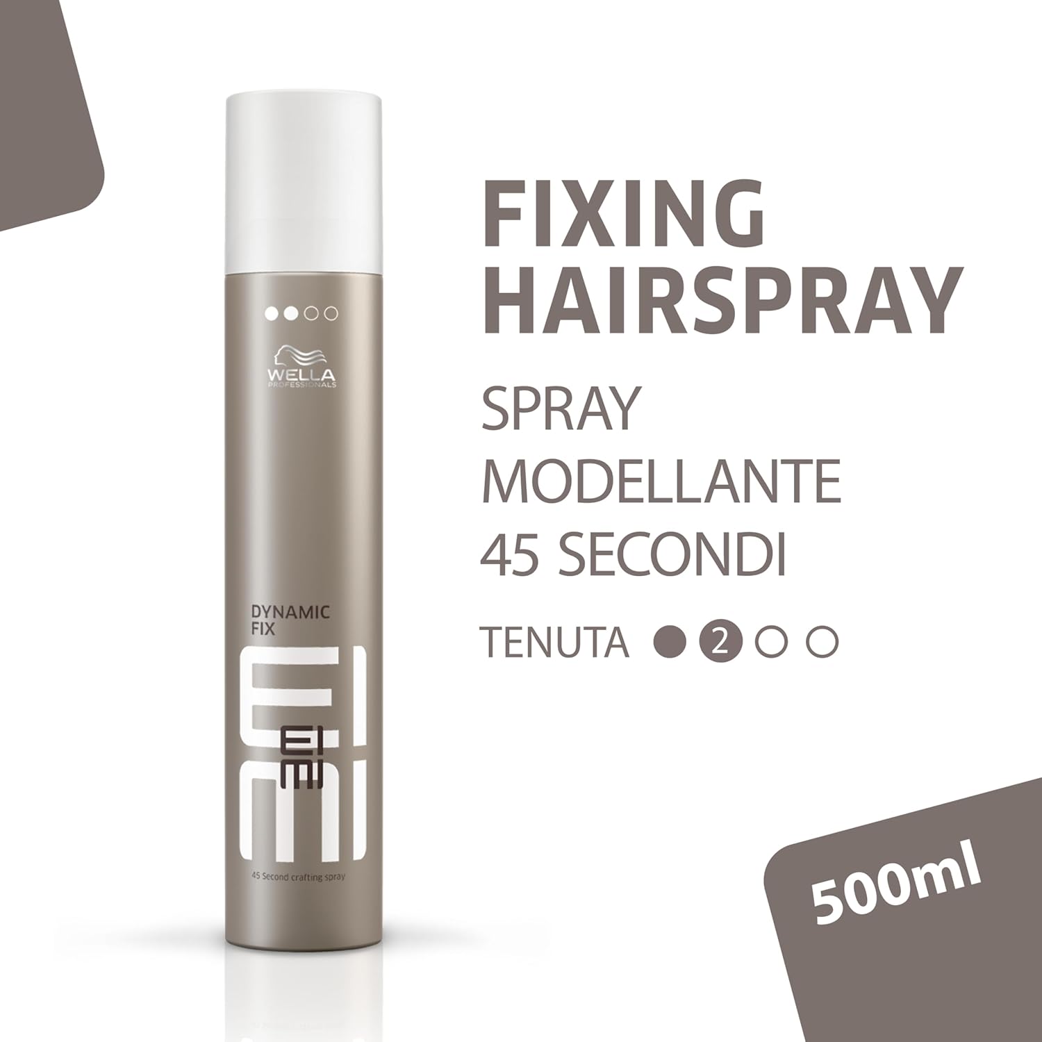 Thumbnail 1 de Wella Professionals EIMI Dynamic Fix – Lacca spray modellante protezione da umidità, UV e calore, 500 ml