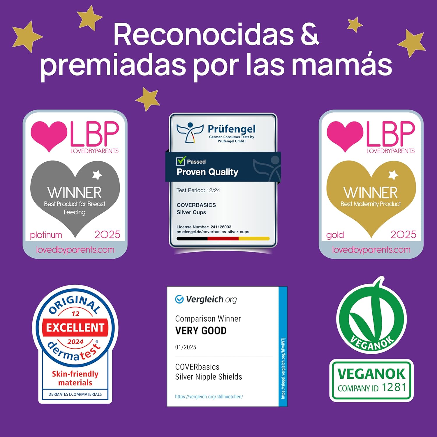 Thumbnail 3 de COVERbasics Pezoneras en Plata SilverCups