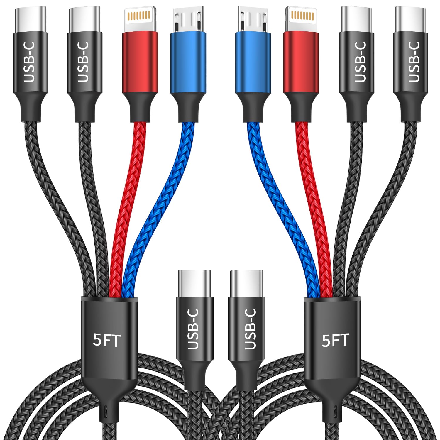 Detalle de IDISON MFi 5-pack iPhone charger