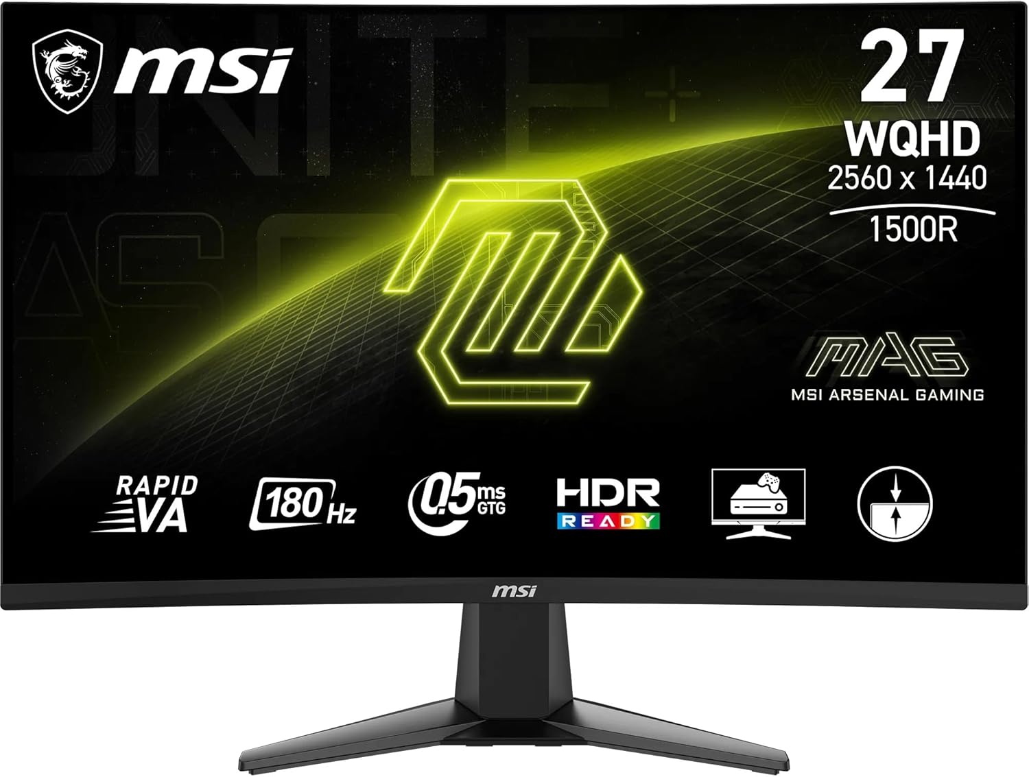 Thumbnail 6 de MSI MAG 27C6F Gaming Monitor Curvo 27” FHD 180Hz VA 1500R