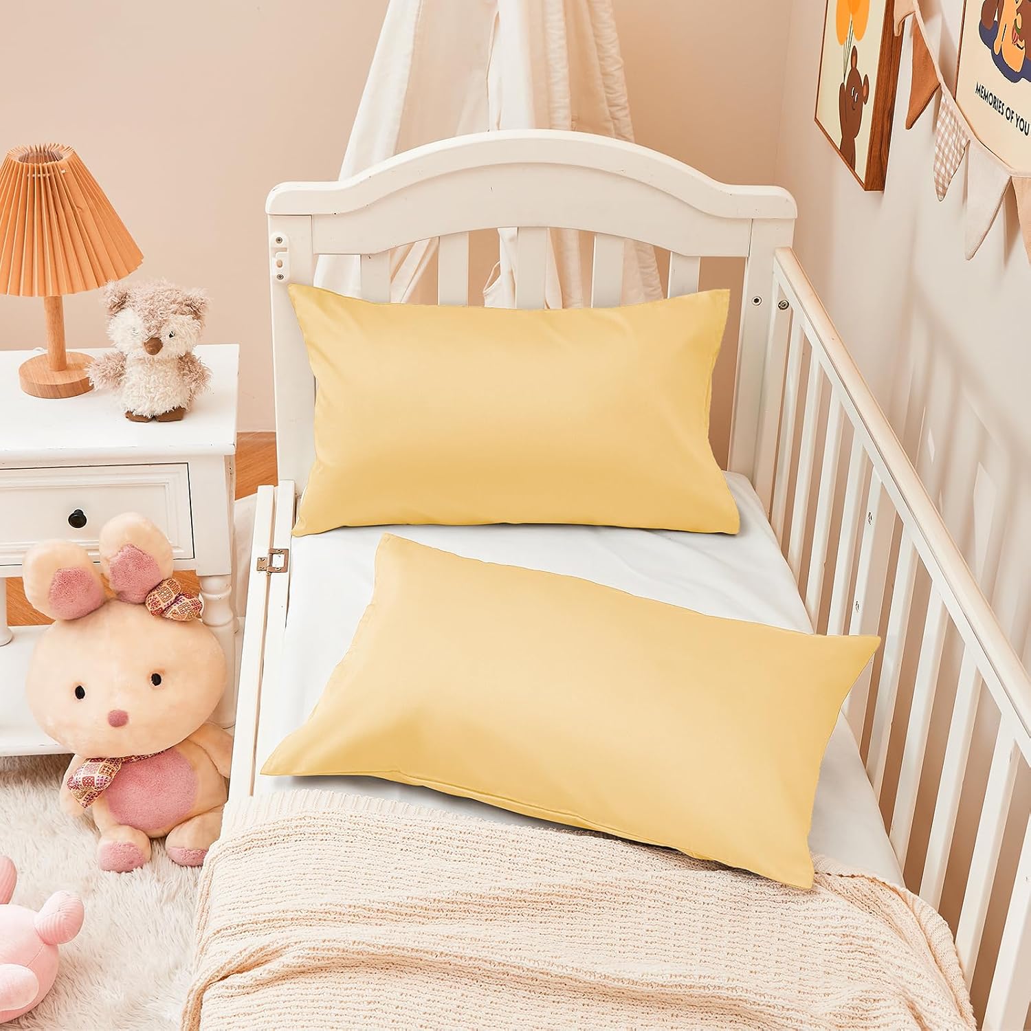 Detalle 2 de Warmstar Toddler Pillowcases, 13 x 18, 100% Cotton, Set of 2