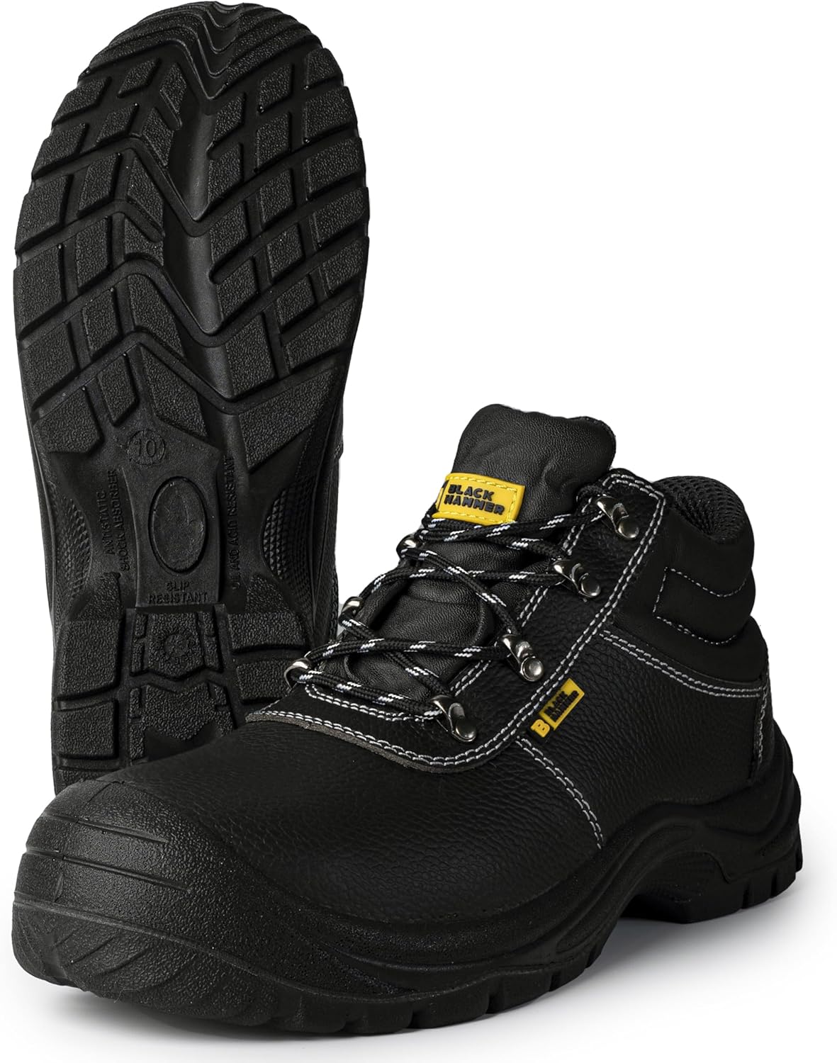 Thumbnail 5 de Black Hammer men’s waterproof leather work safety boots (S3 SRC) with steel toe cap
