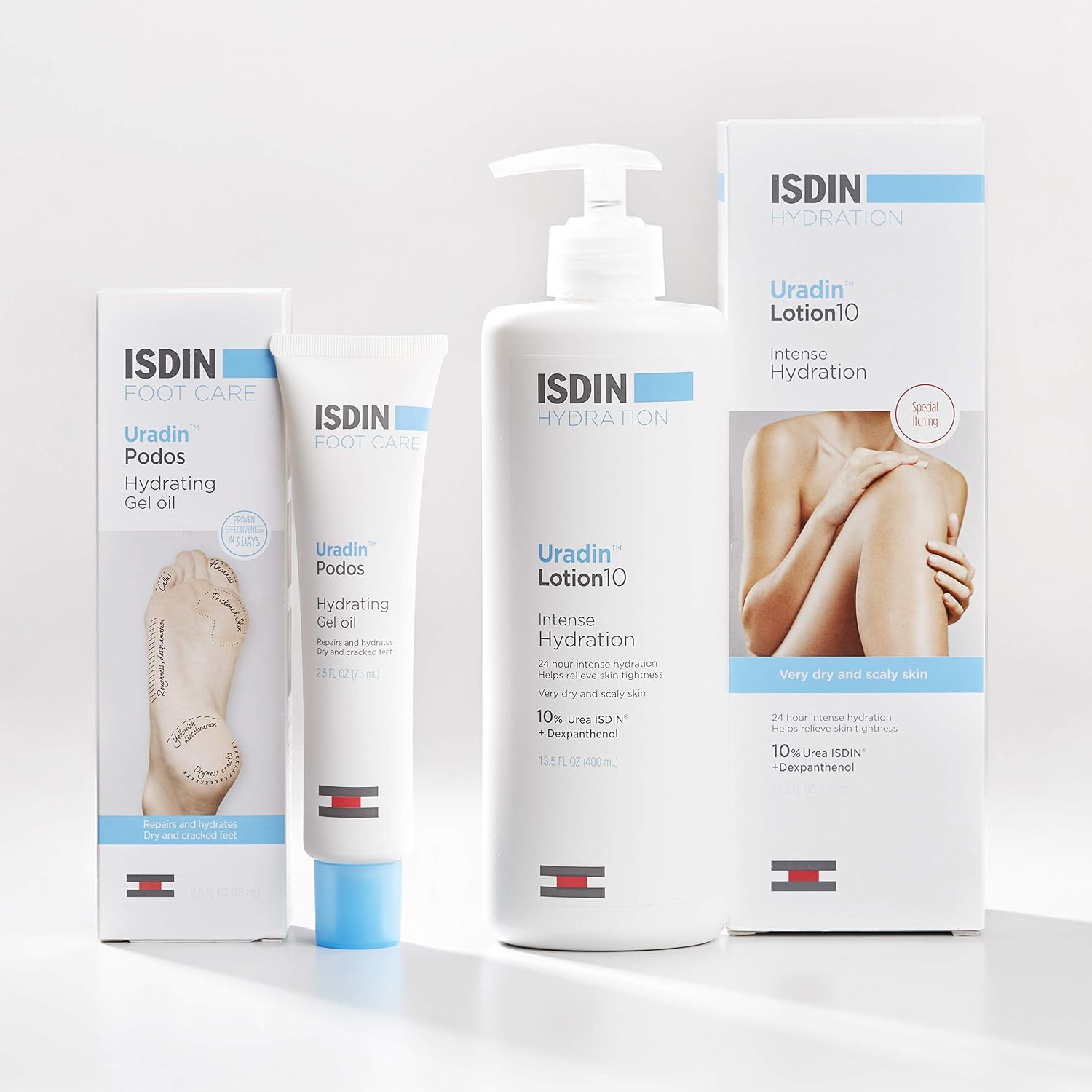 Thumbnail 6 de ISDIN Uradin Podos Gel Oil 10% Urea Foot Cream
