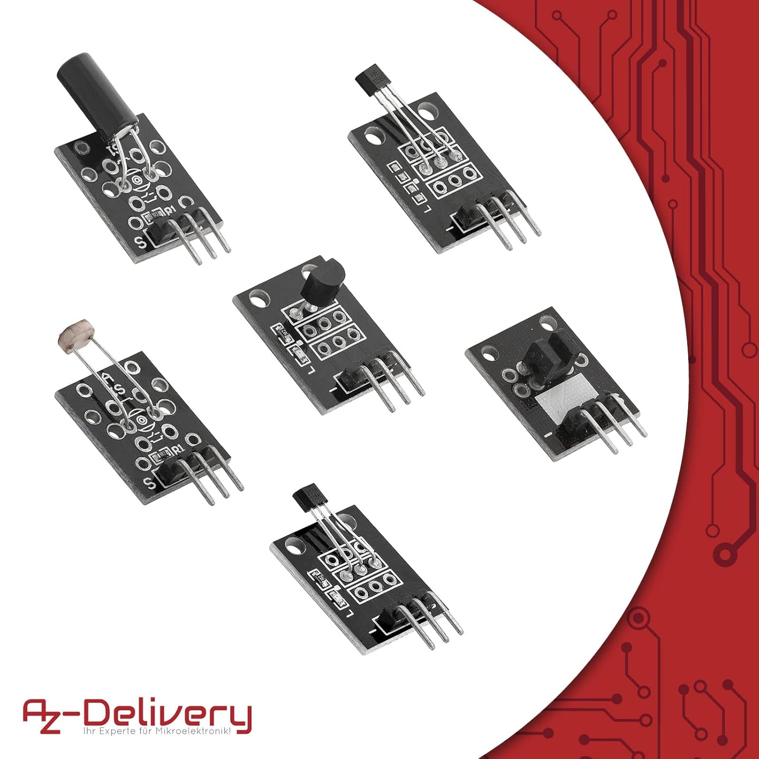 Thumbnail 3 de AZDelivery kit 35 sensor “35 in 1” per Arduino con moduli ed e-book incluso