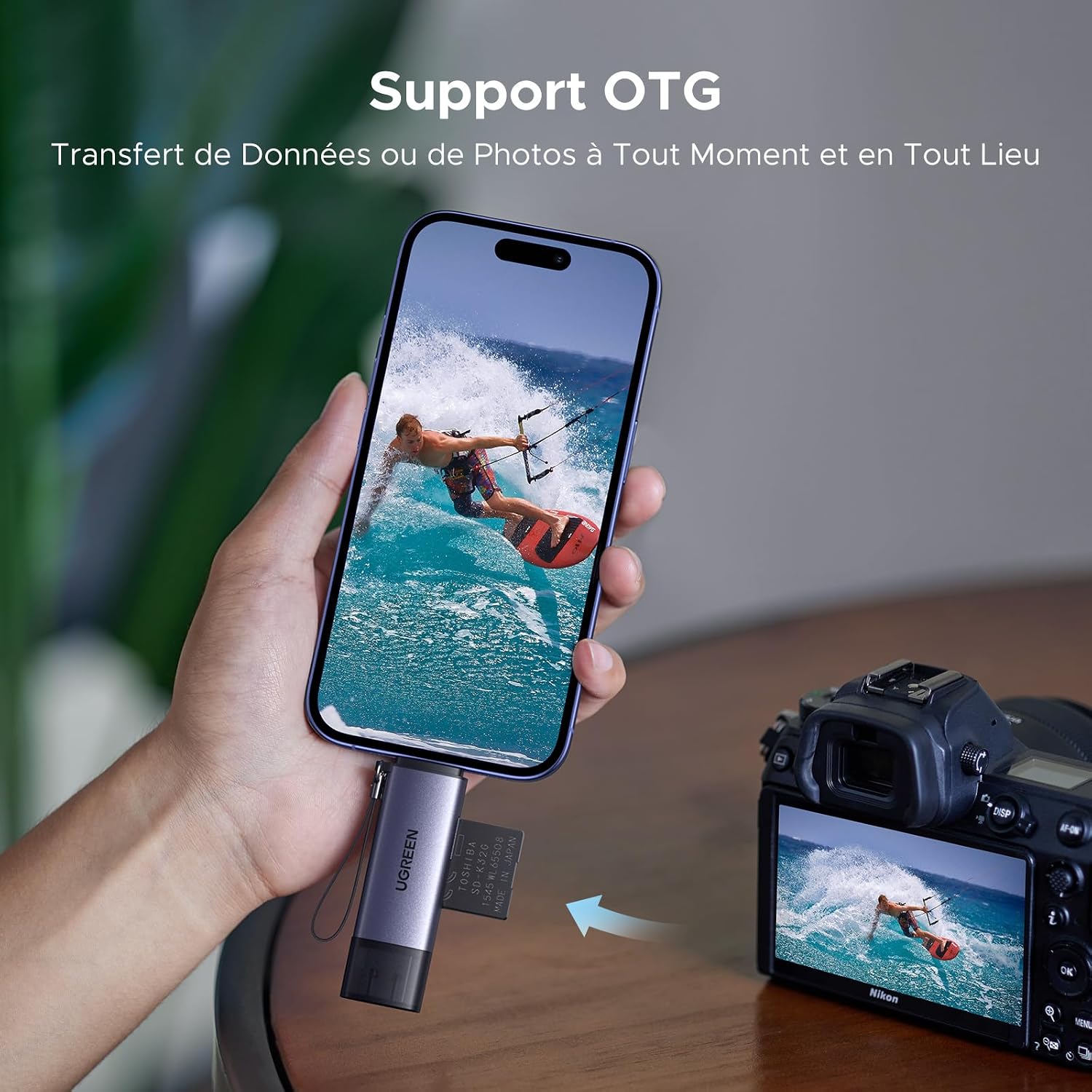 Thumbnail 5 de UGREEN Lecteur de Carte SD USB-C et USB 3.0 2 en 1 – SD 3.0