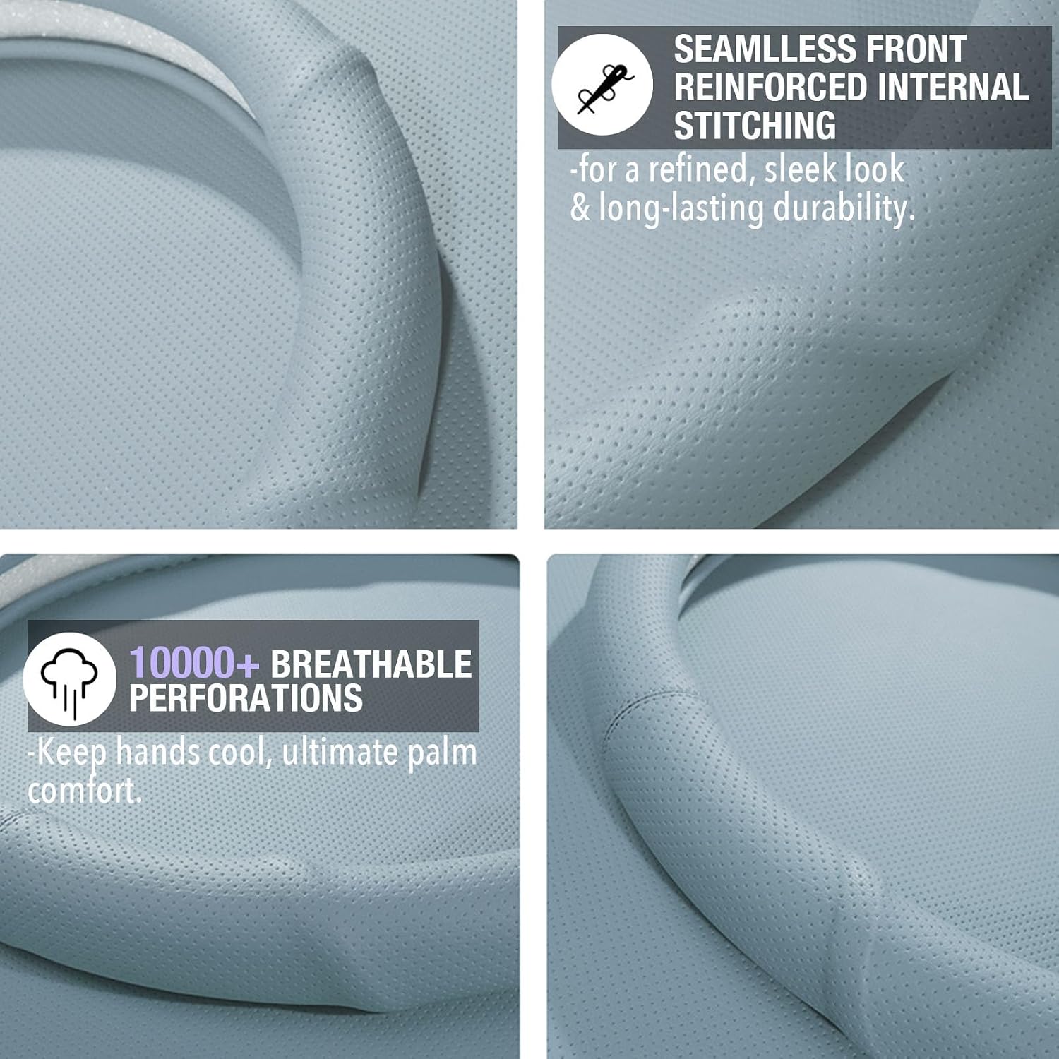 Thumbnail 3 de PINCTROT Steering Wheel Cover 14.5-Inch