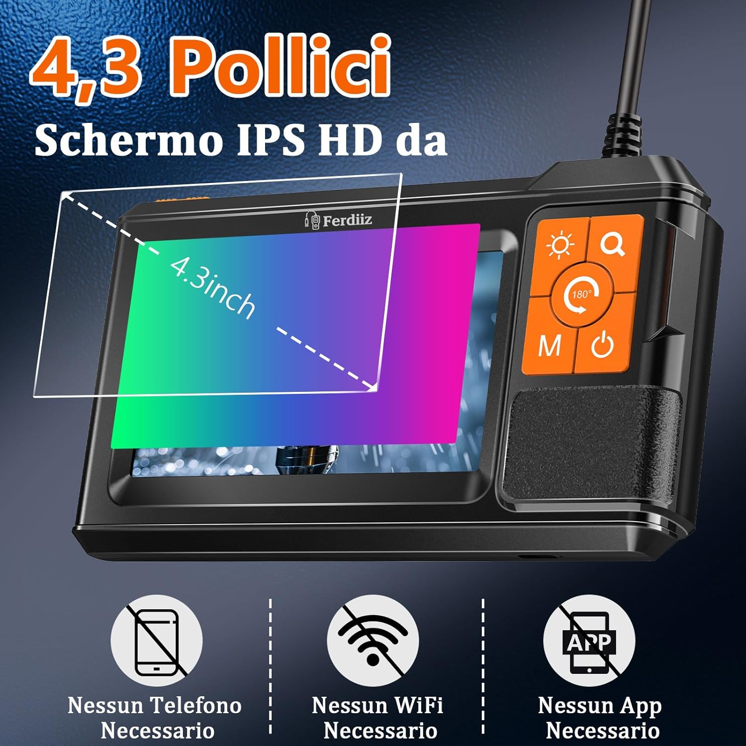 Thumbnail 1 de Ferdiiz Endoscopio Industriale 10M 📷