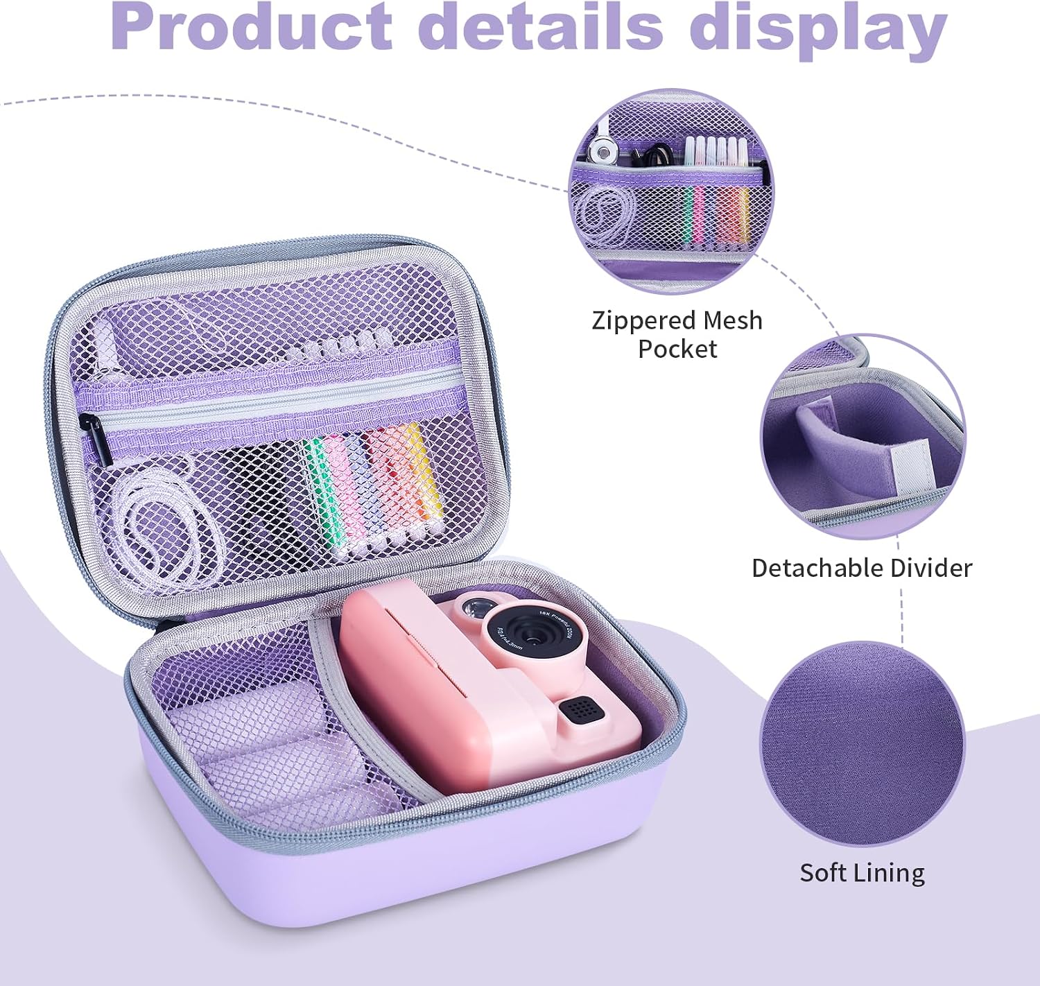 Thumbnail 3 de Riosin Kids Camera Case 1 pocket