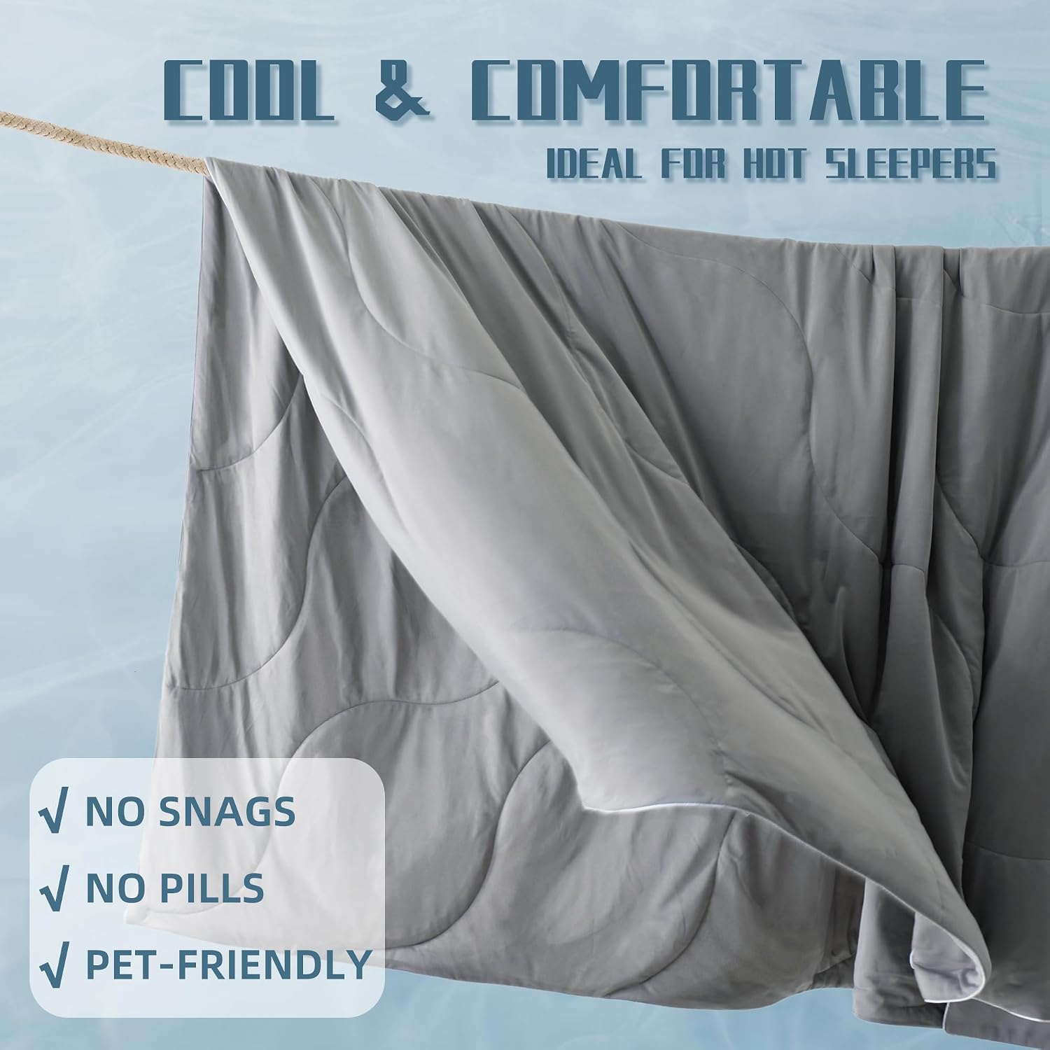 Detalle 2 de DOWNCOOL Cooling Comforter Twin Size