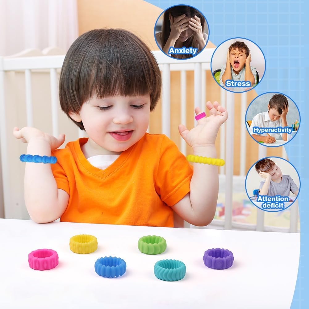 Thumbnail 5 de Aolso Bracelets Anti Stress 10 pièces