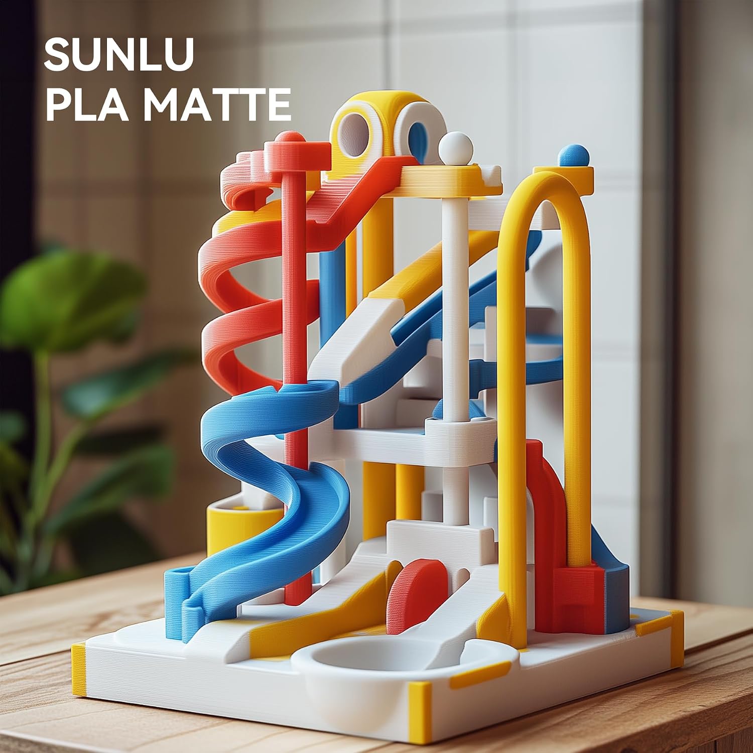 Thumbnail 6 de SUNLU Matte PLA Filament 1,75 mm – matte gelb, 1 kg Spule, neaten Wicklung, einfache Handhabung
