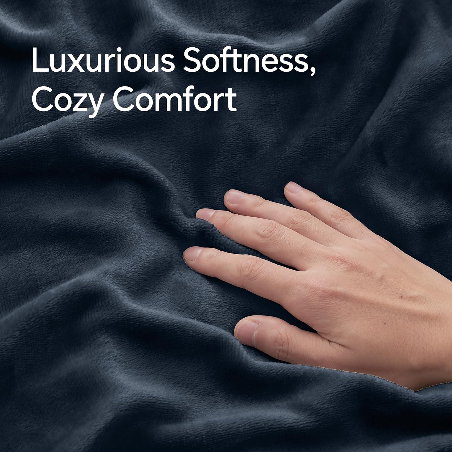 Thumbnail 3 de BEDELITE Flannel Pillow Cases 20x30 Navy