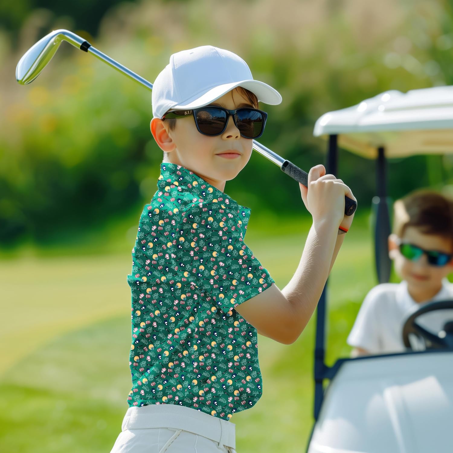 Detalle de Boys' Golf Polo Shirt, UPF 30+
