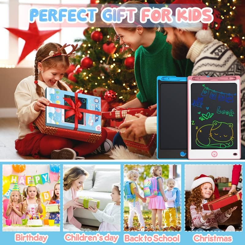 Detalle 2 de Hockvill 8.8-Inch LCD Writing Tablet for Kids (Magnetic Doodle Board Style) — Travel Drawing Pad for Ages 3–8