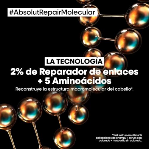 Thumbnail 11 de L'Oréal Professionnel Absolut Repair Molecular, Champú Reparador 300 ml