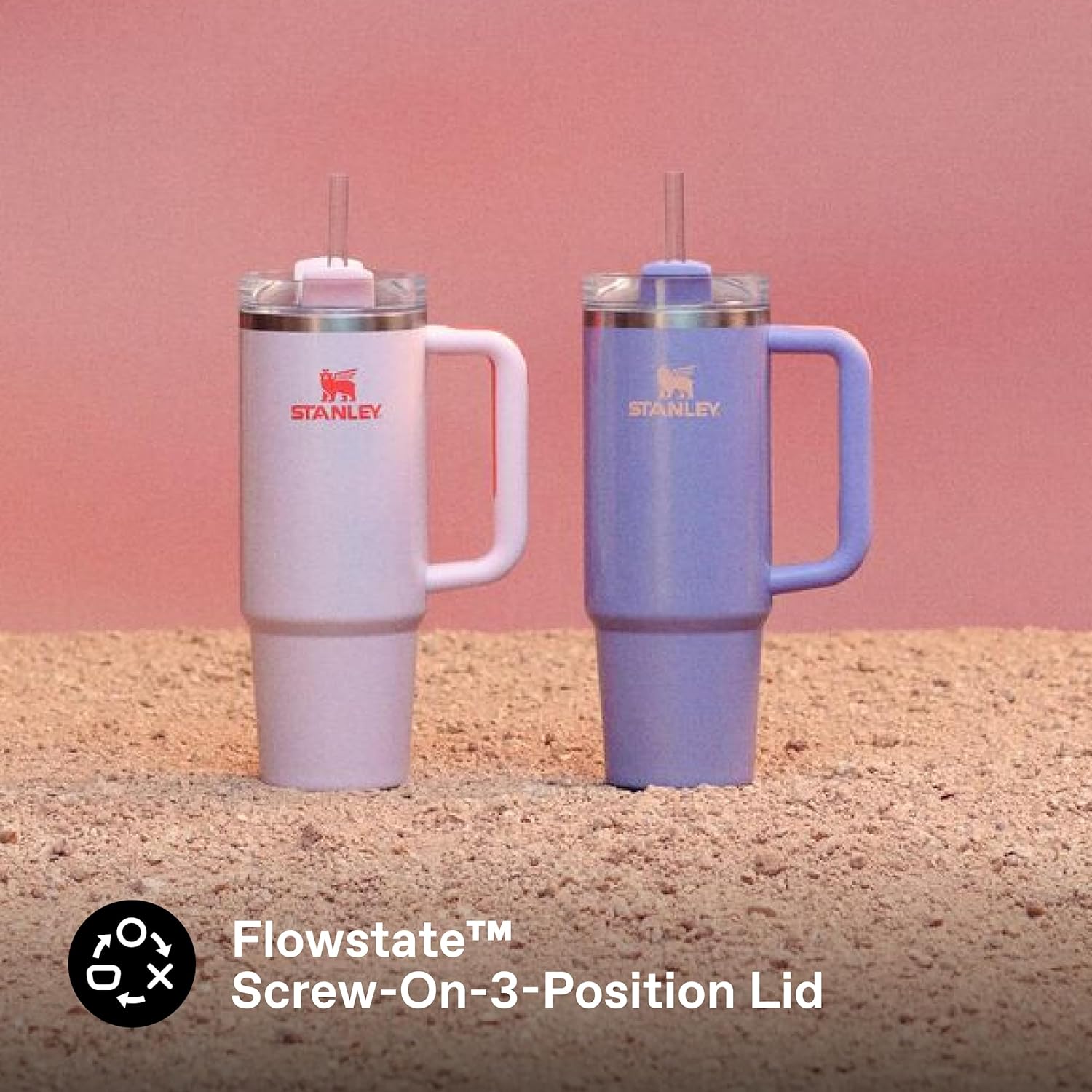 Thumbnail 4 de Stanley Quencher H2.0 Flowstate Tumbler 0.89L – Periwinkle Shimmer