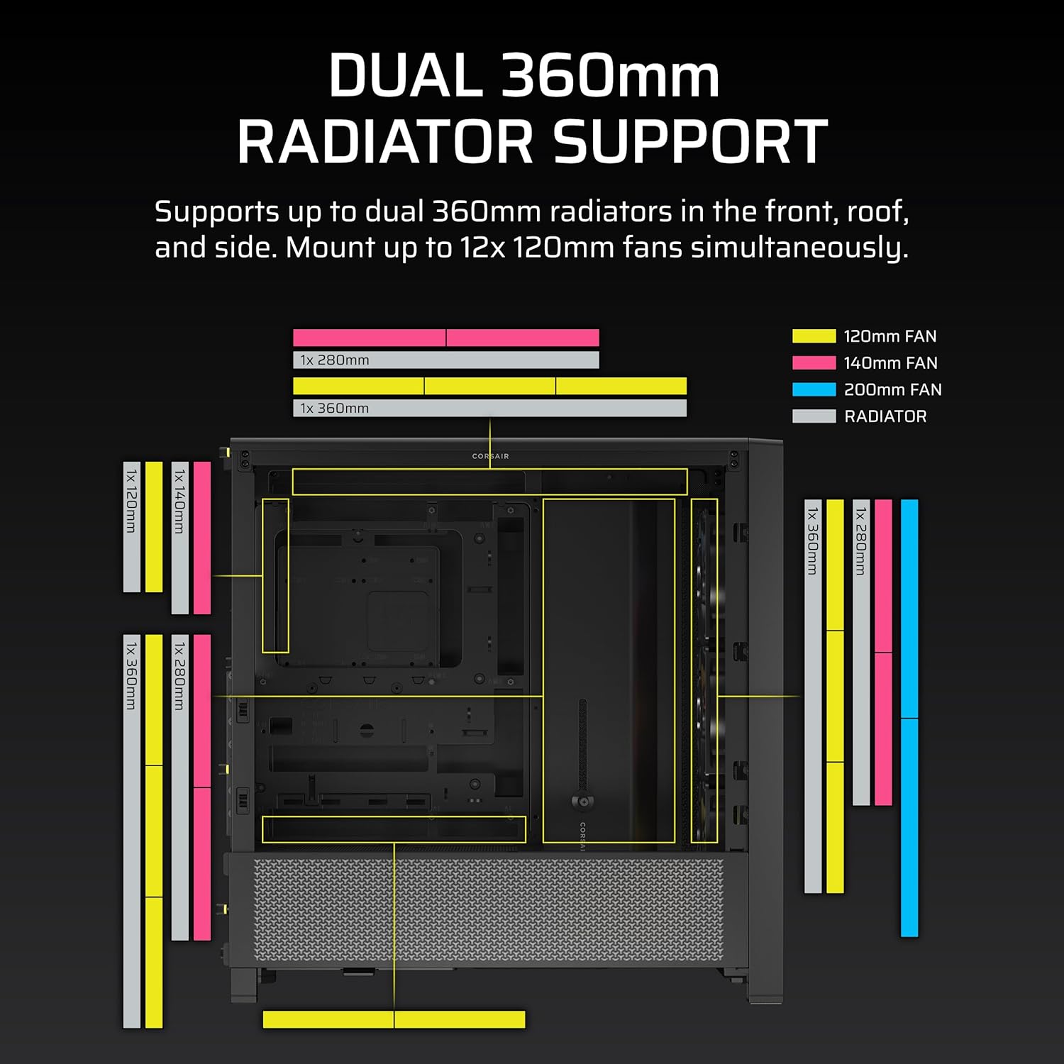 Thumbnail 6 de CORSAIR FRAME 4000D RS ARGB Mid-Tower PC Case