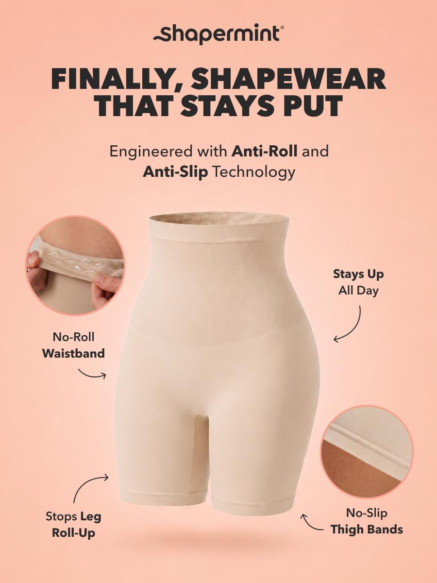 Thumbnail 4 de SHAPERMINT High-Waist Shaping Shorts for Women 🩲
