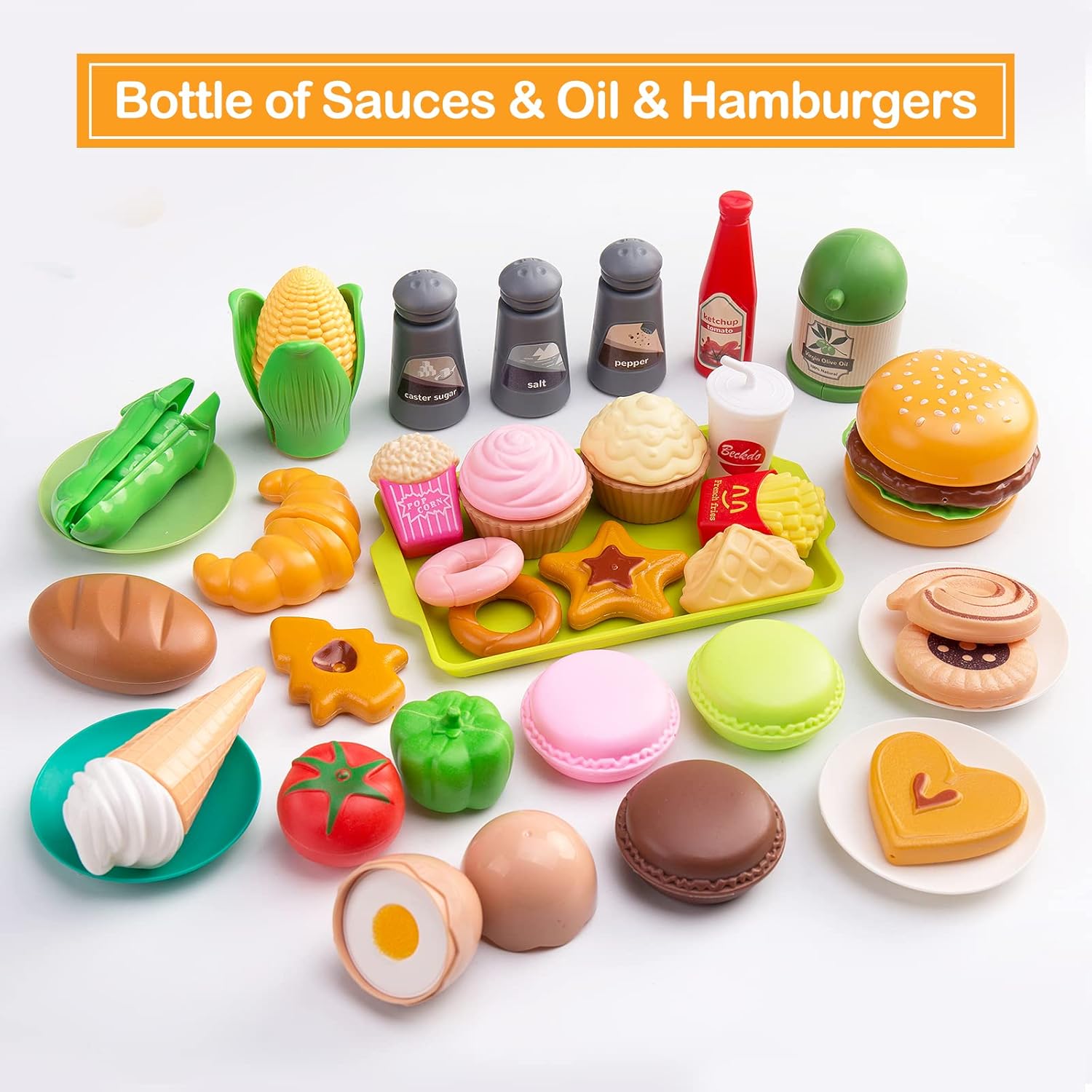 Thumbnail 4 de 130Pcs Kitchen Playset for Toddlers