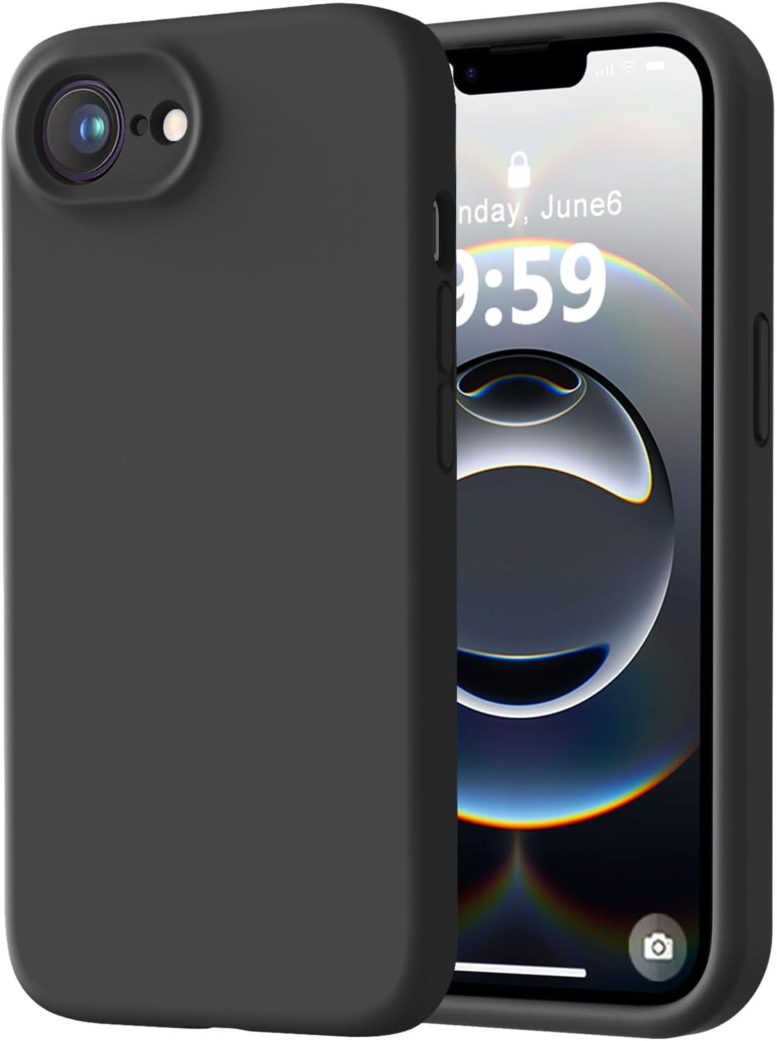 Detalle de LOVE 3000 Designed for iPhone 16e/17e Case – Premium Silicone with Soft Anti-Scratch Lining