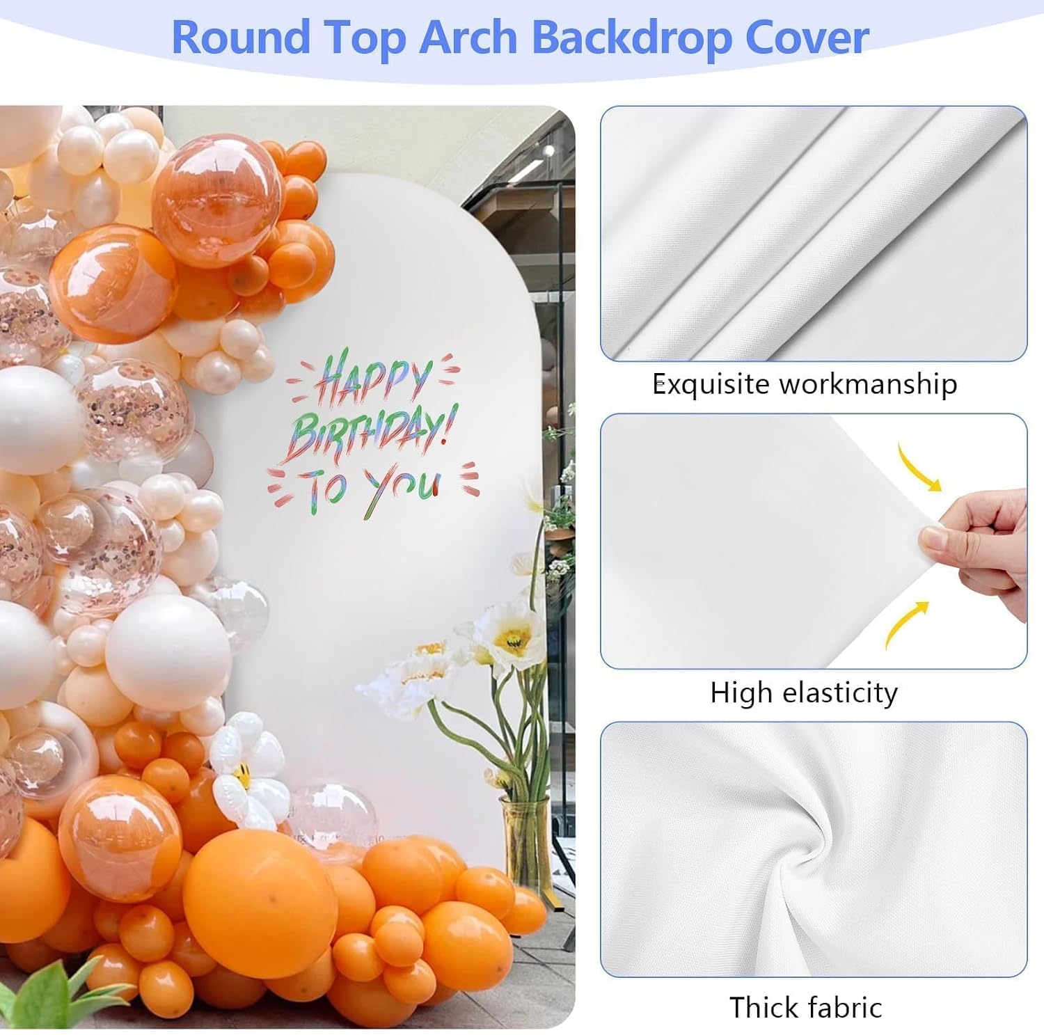 Detalle 2 de Metal Arch Backdrop Stand 7.2 ft